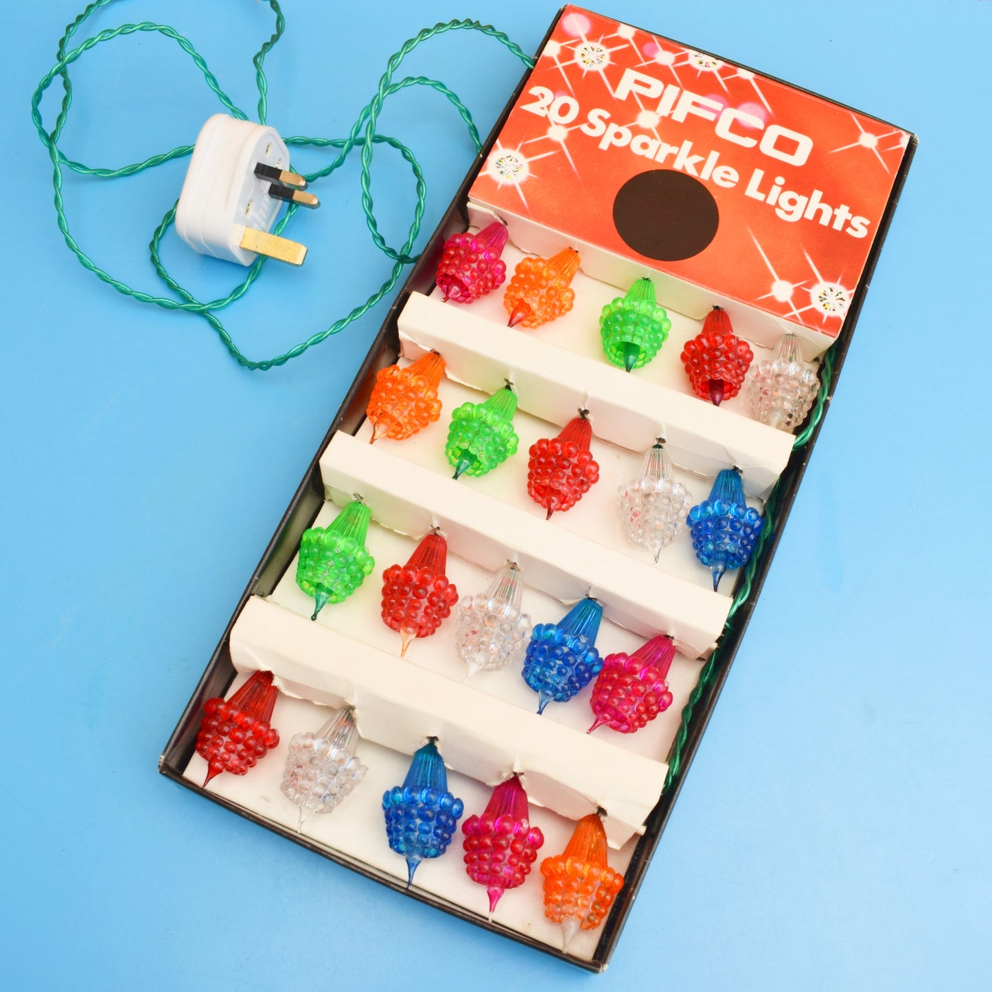 Vintage 1970s String Lights - Pifco Sparkle