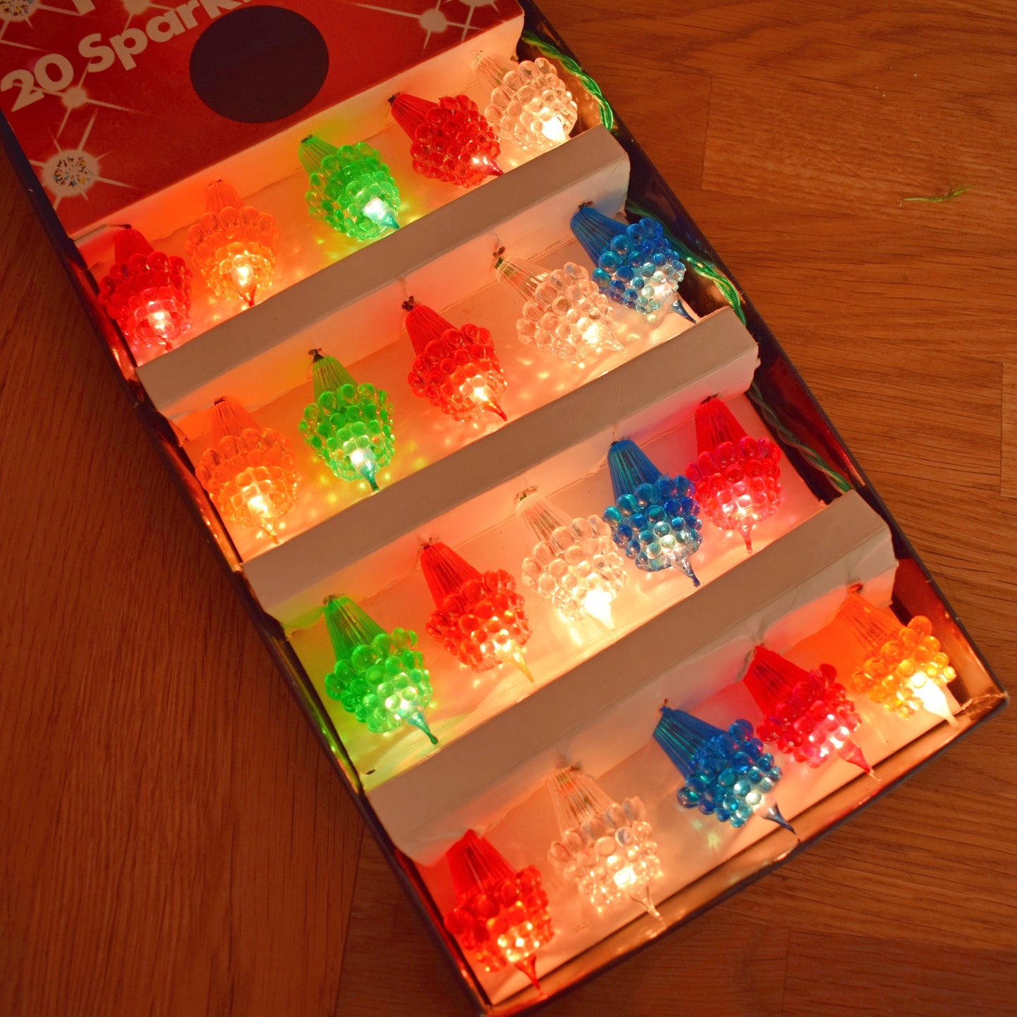 Vintage 1970s String Lights - Pifco Sparkle