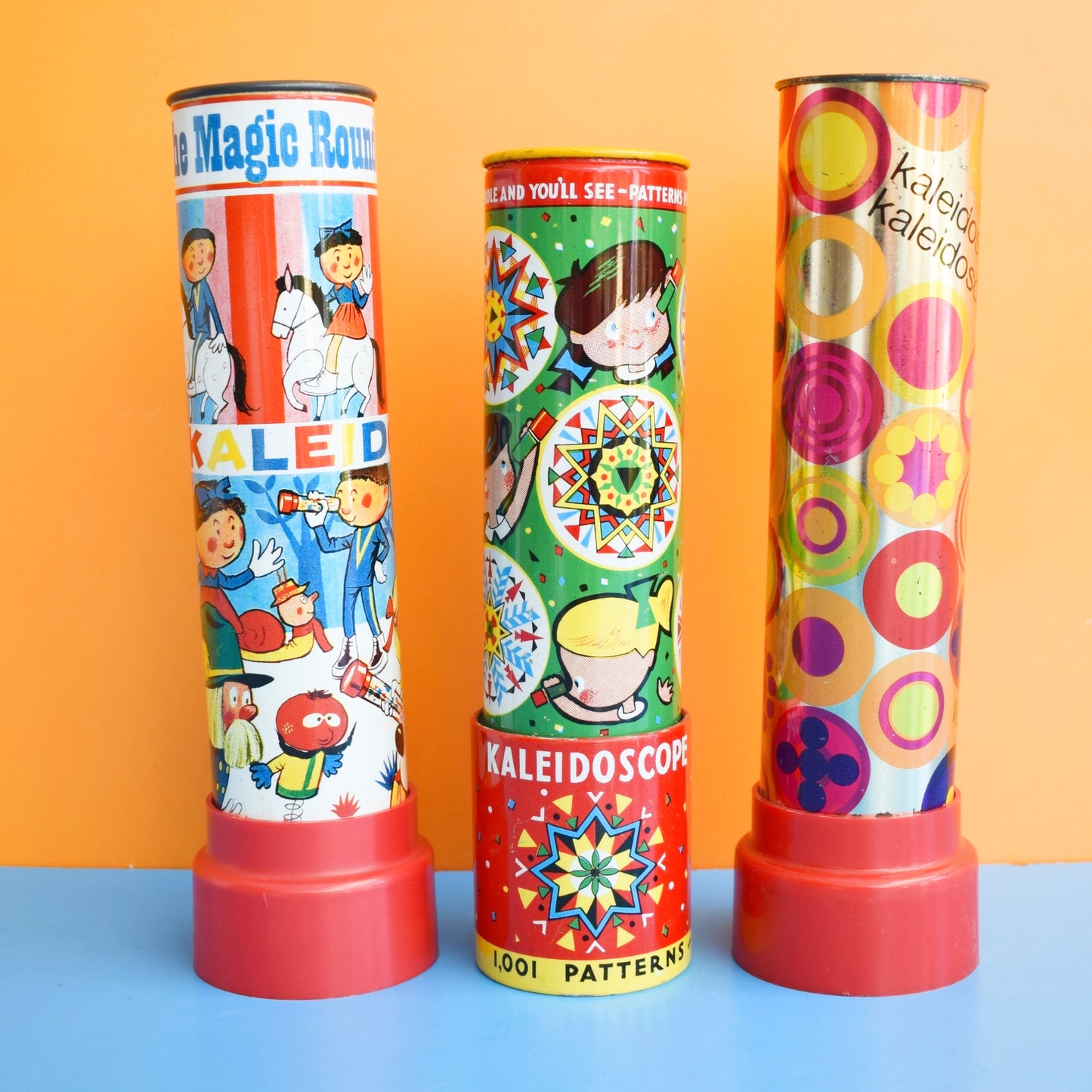 Vintage 1960s /70s Kaleidoscopes - Great Graphics