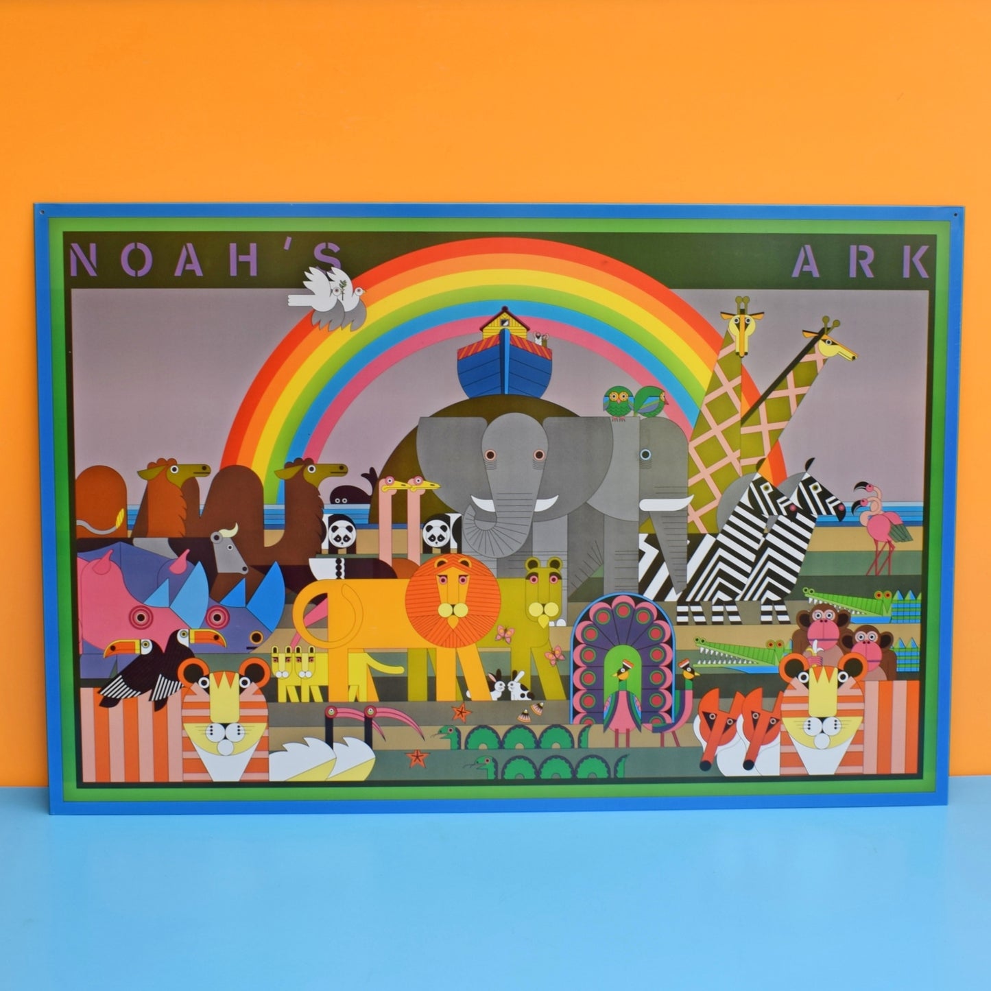 Vintage Tin Panel - Noah's Ark Clifford Richards - V&A