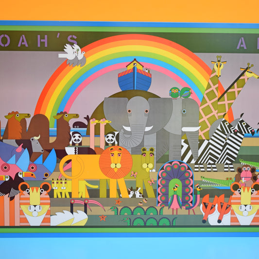 Vintage Tin Panel - Noah's Ark Clifford Richards - V&A by Vintage