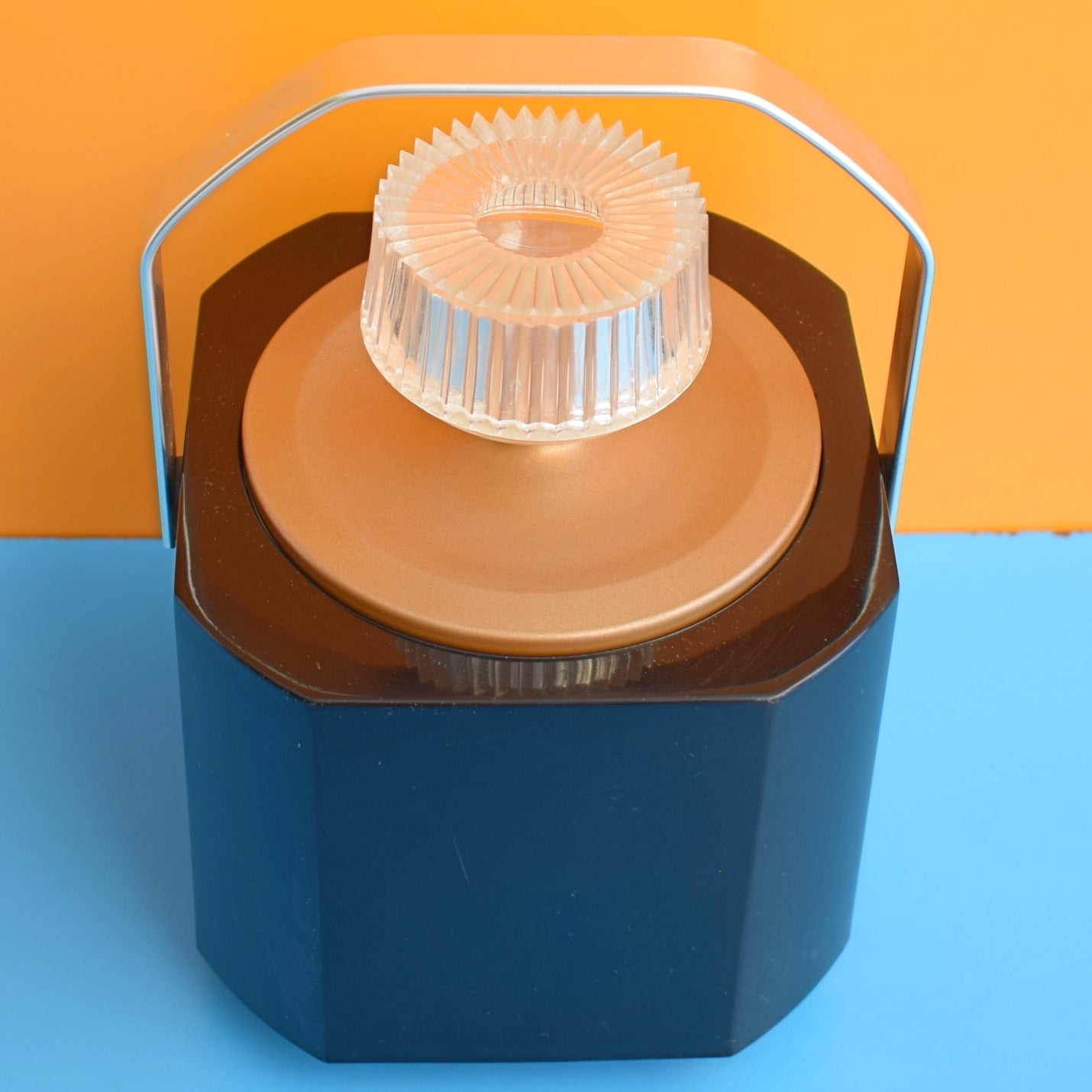 Vintage 1960s Sparklets Ice Bucket- Gold