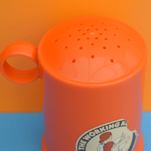 Vintage 1980s Plastic Shaker - Working Kitchen- Habitat - Orange by Vintage