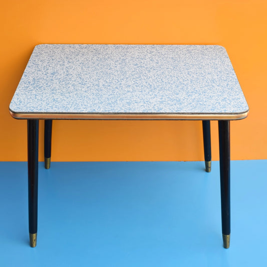 Vintage 1960s Patterned Formica Side Table