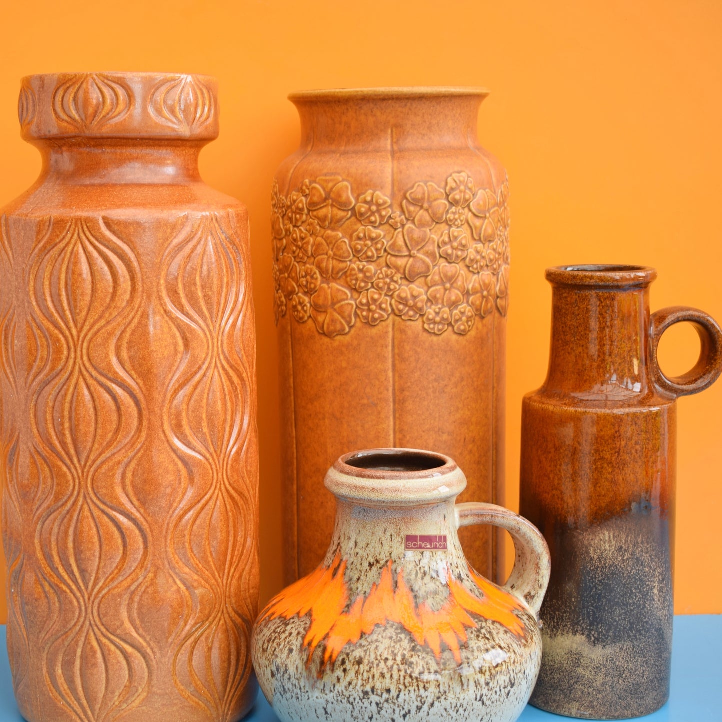 Vintage 1970s West German - Vases / Jugs