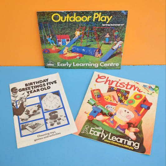 Vintage 1980s Early Learning Centre Catalogues by Pineapple Retro