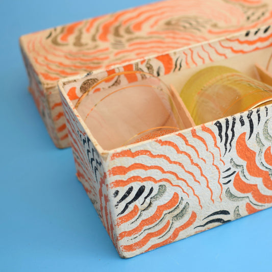 Vintage 1960s Set of Shot Glasses - Rainbow - Fab Box by Vintage