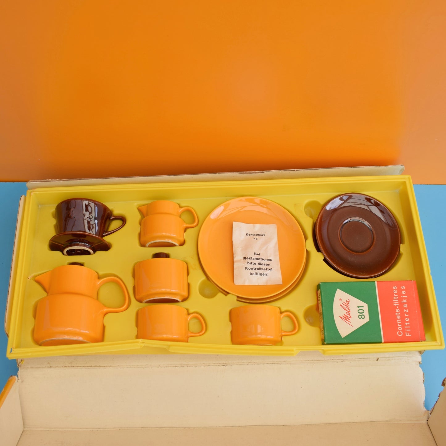 Vintage 1970s German Childs Coffee Set - Boxed