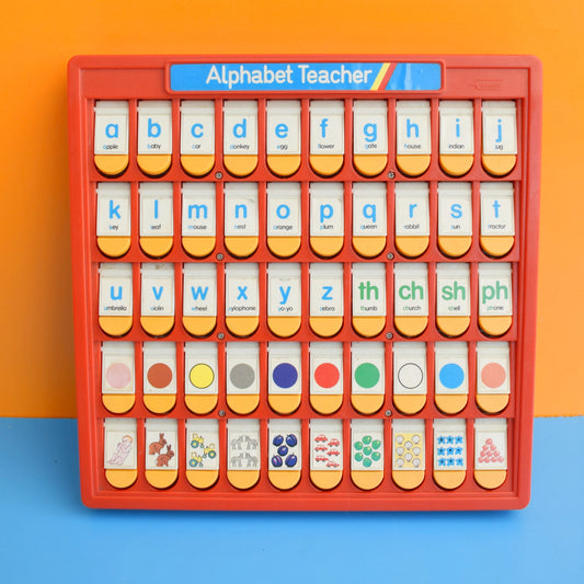 Vintage 1980s Kiddicraft Alphabet Teacher by Pineapple Retro