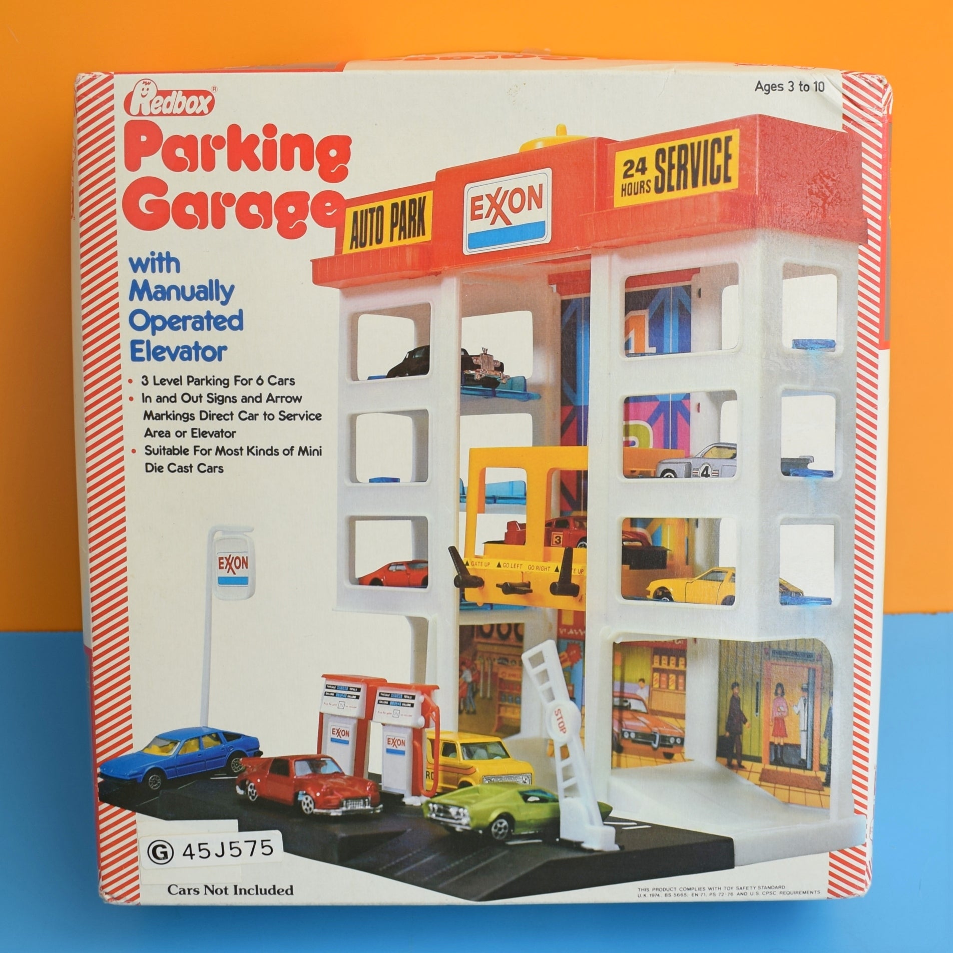 Vintage 1970s Redbox Parking Garage - Boxed by Pineapple Retro