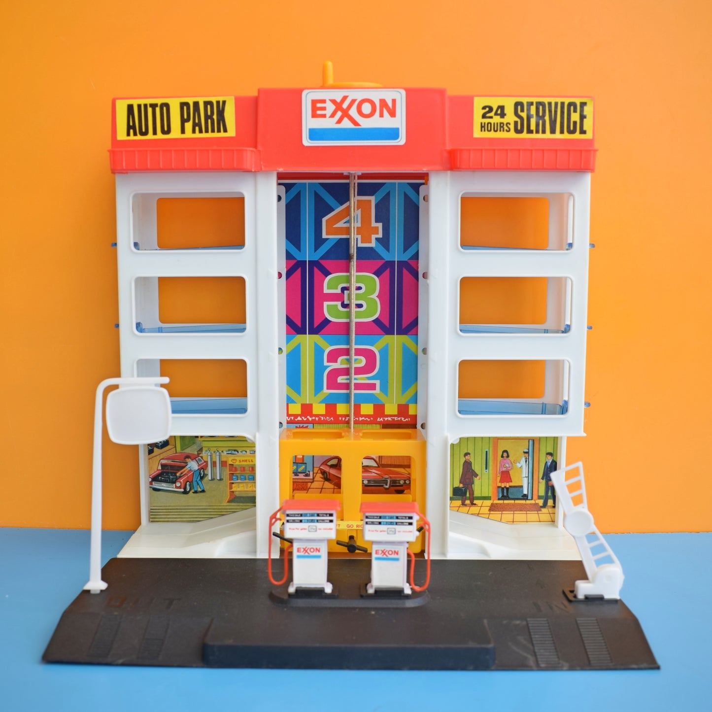 Vintage 1970s Redbox Parking Garage - Boxed by Pineapple Retro