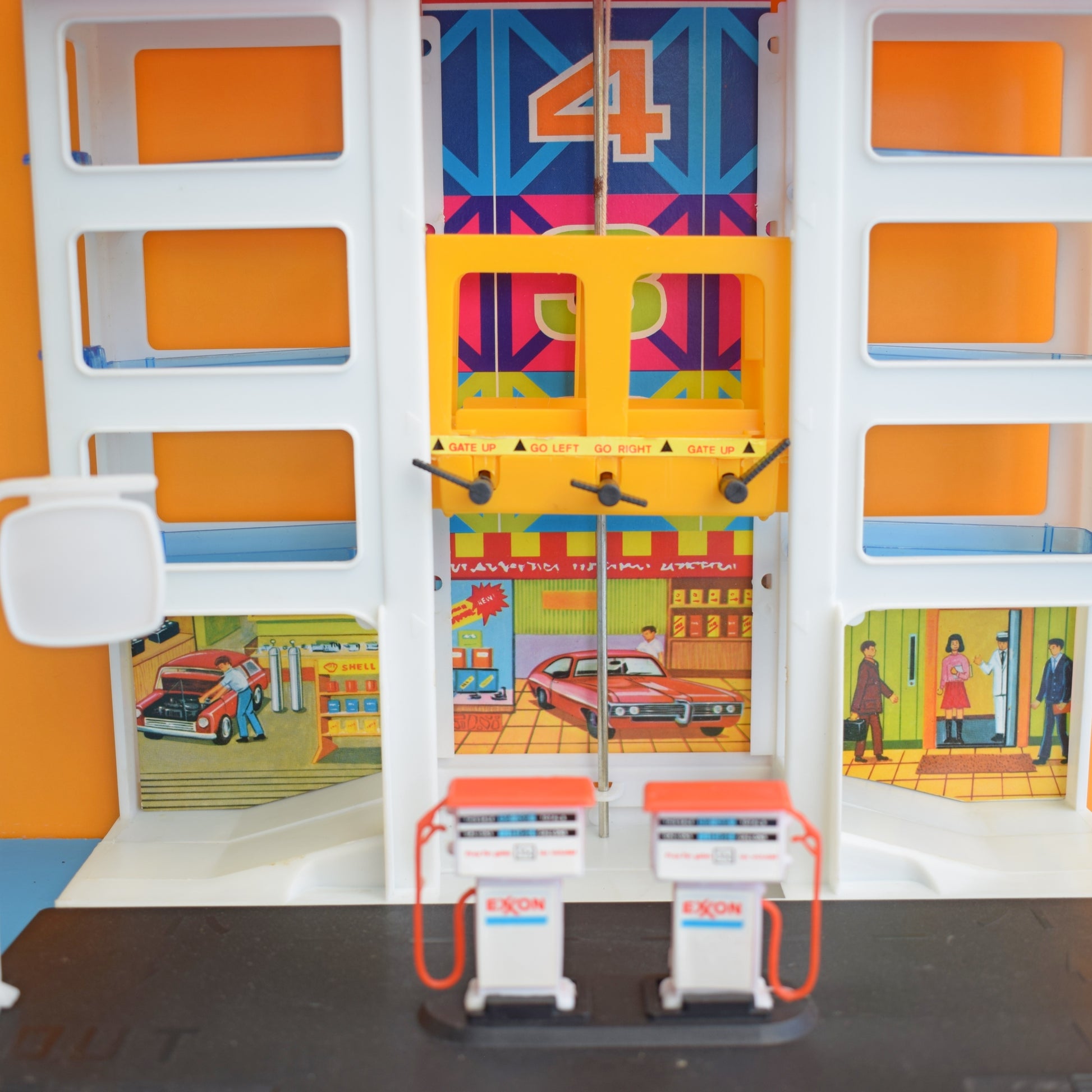 Vintage 1970s Redbox Parking Garage - Boxed by Pineapple Retro