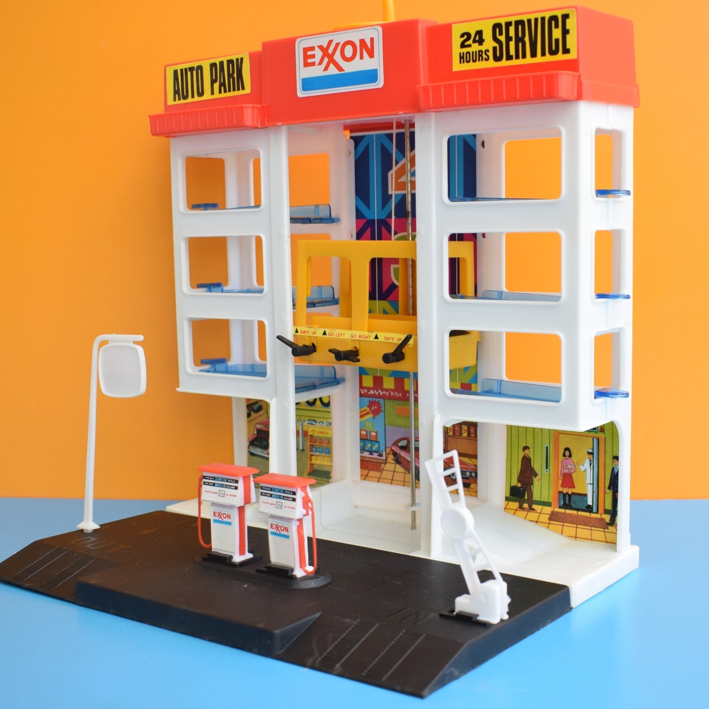 Vintage 1970s Redbox Parking Garage - Boxed by Pineapple Retro