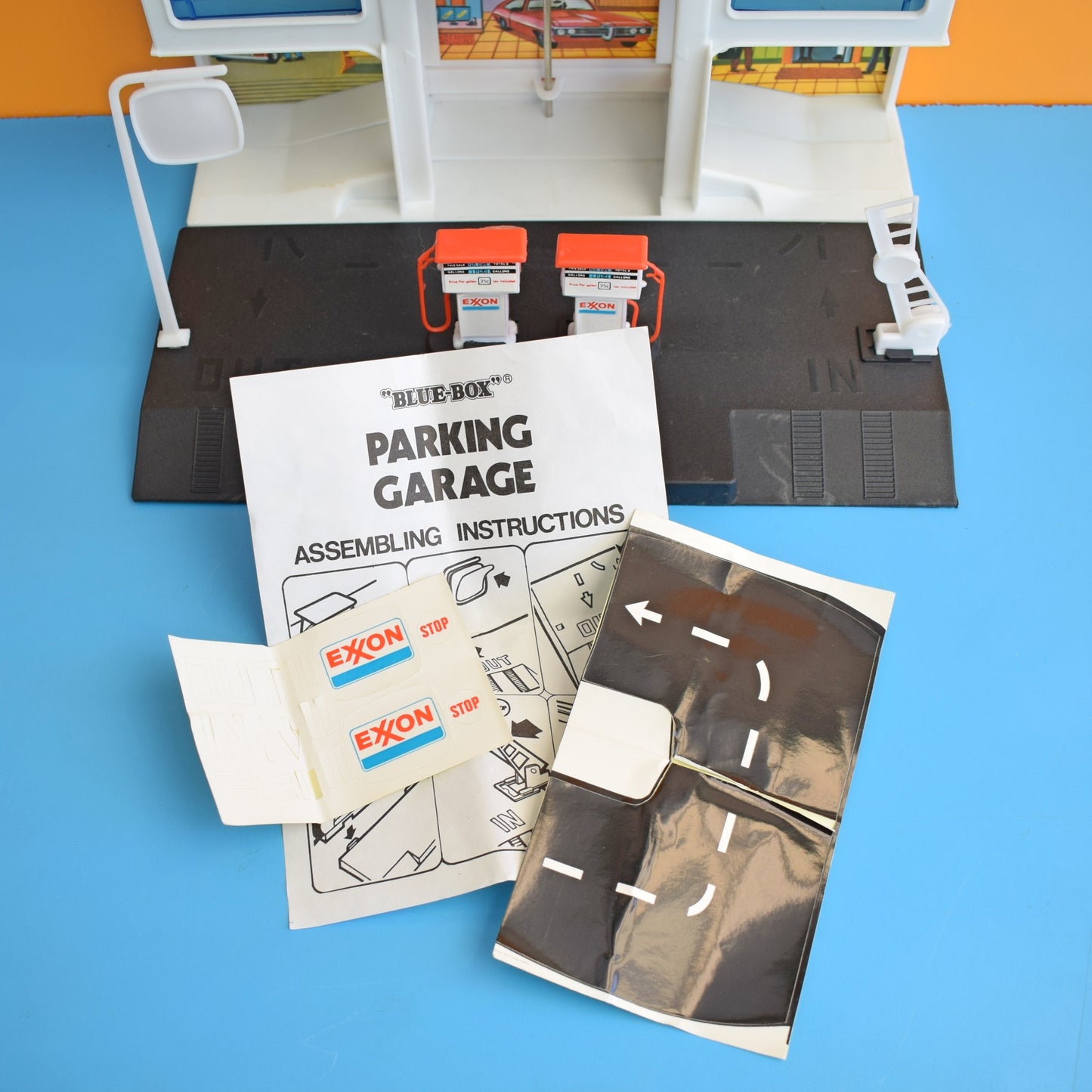 Vintage 1970s Redbox Parking Garage - Boxed by Pineapple Retro