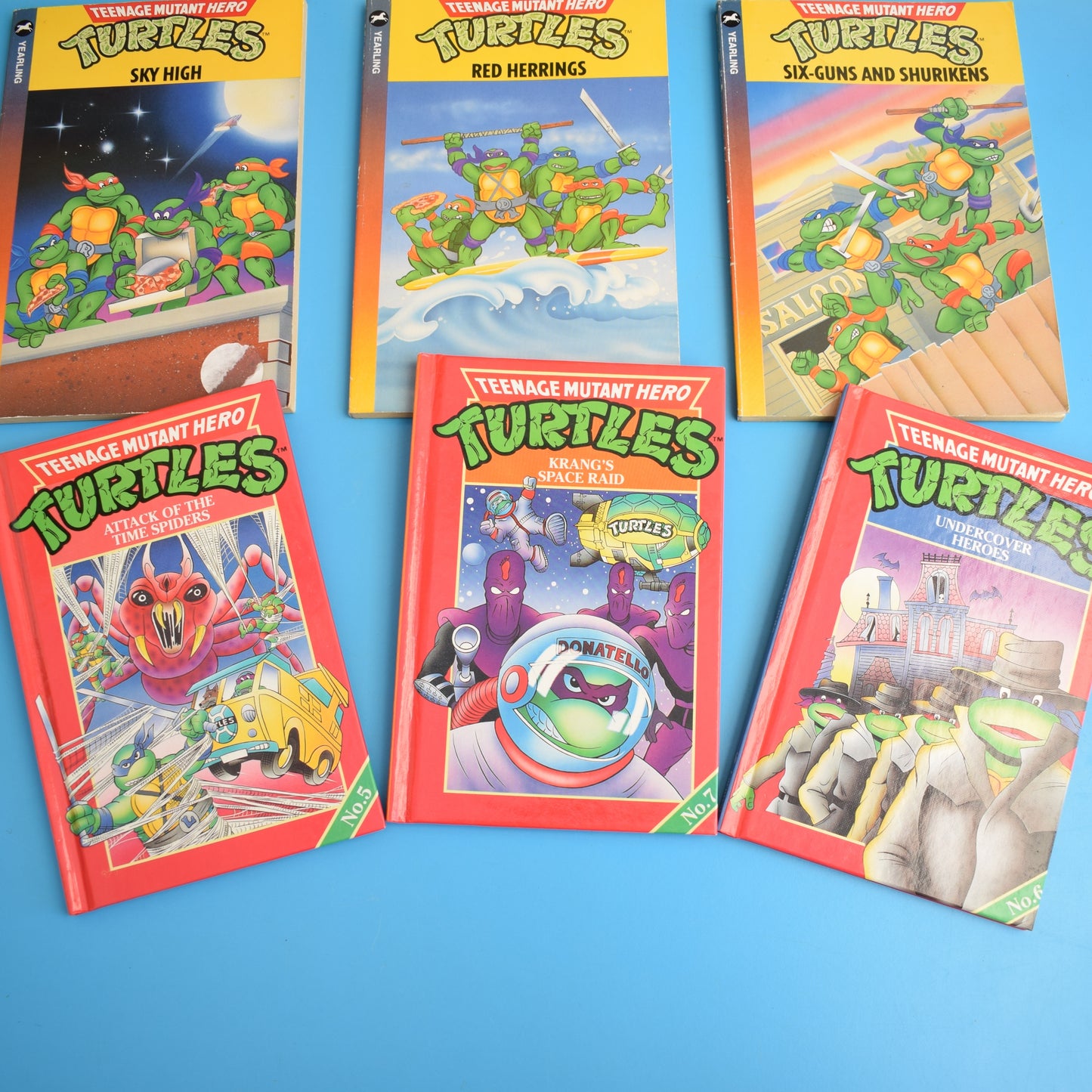Vintage 1990s Teenage Mutant Turtle Books