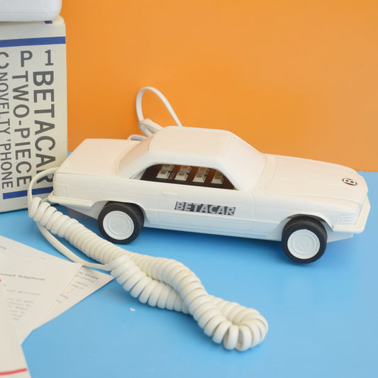 Vintage 1980s Car Shaped Home Phone - Boxed . by Pineapple Retro