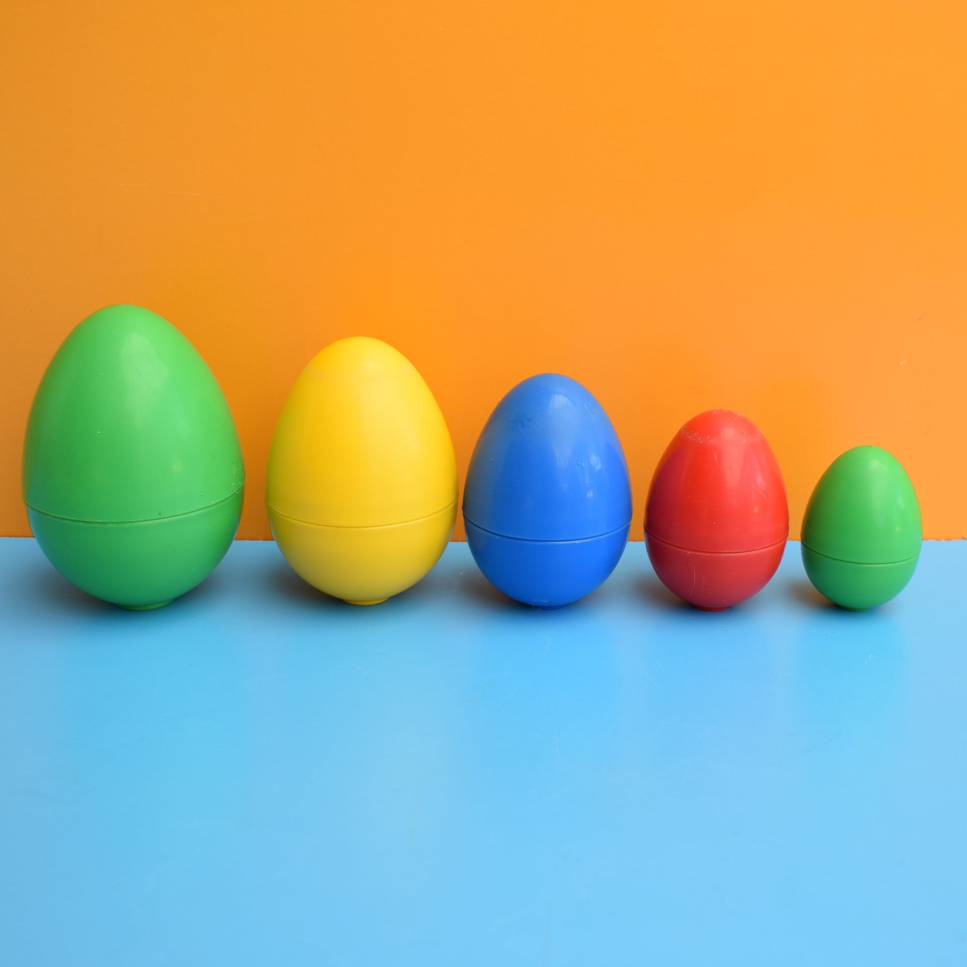 Vintage 1980s Playskool Nesting Eggs by Pineapple Retro