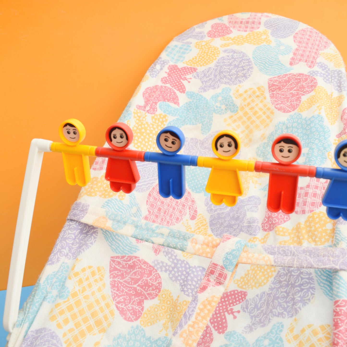 Old Fashioned Retro Baby Bouncer Vintage 1980s Baby Bouncer/ Toy