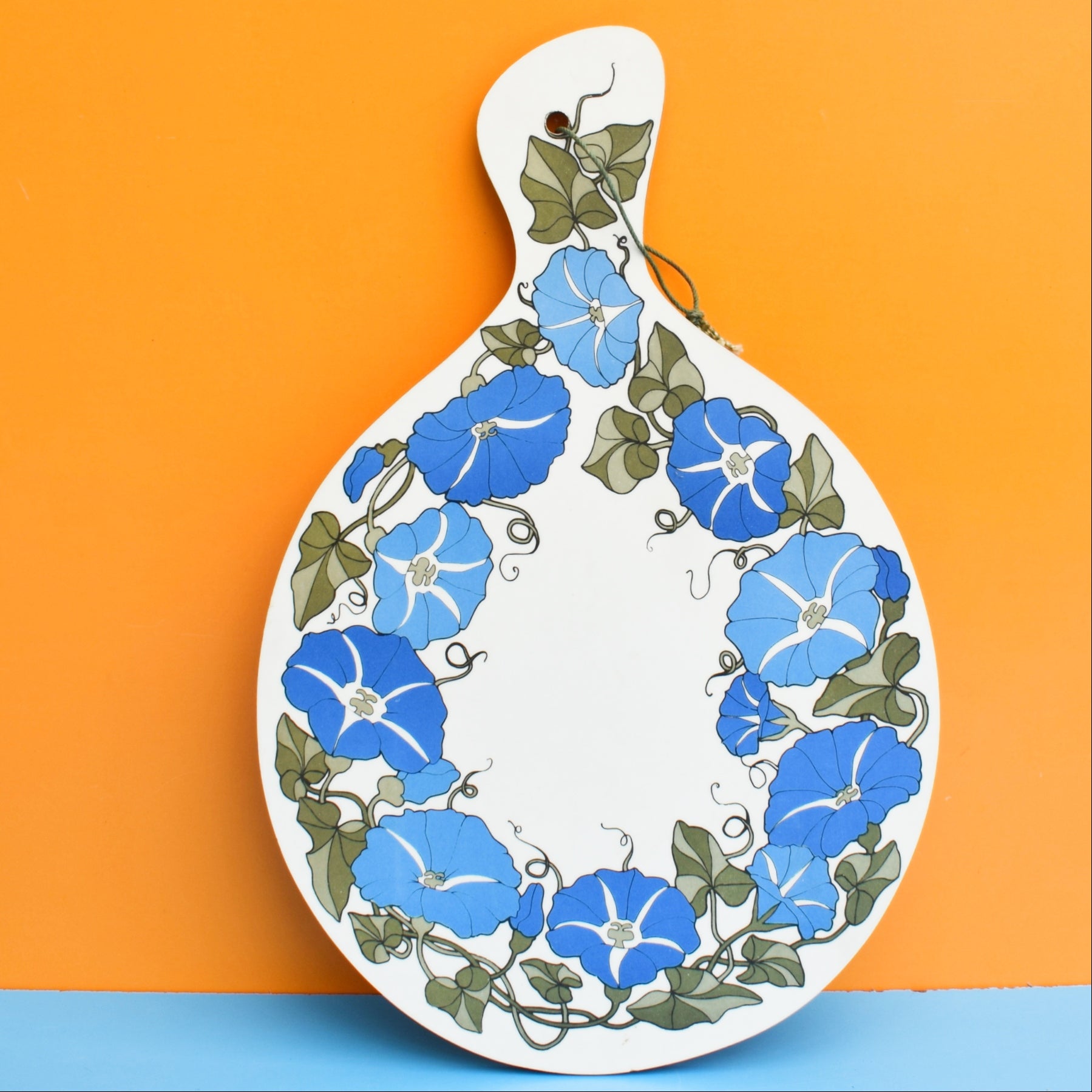 Vintage 1970s Chopping Board - Morning Glory by Pineapple Retro