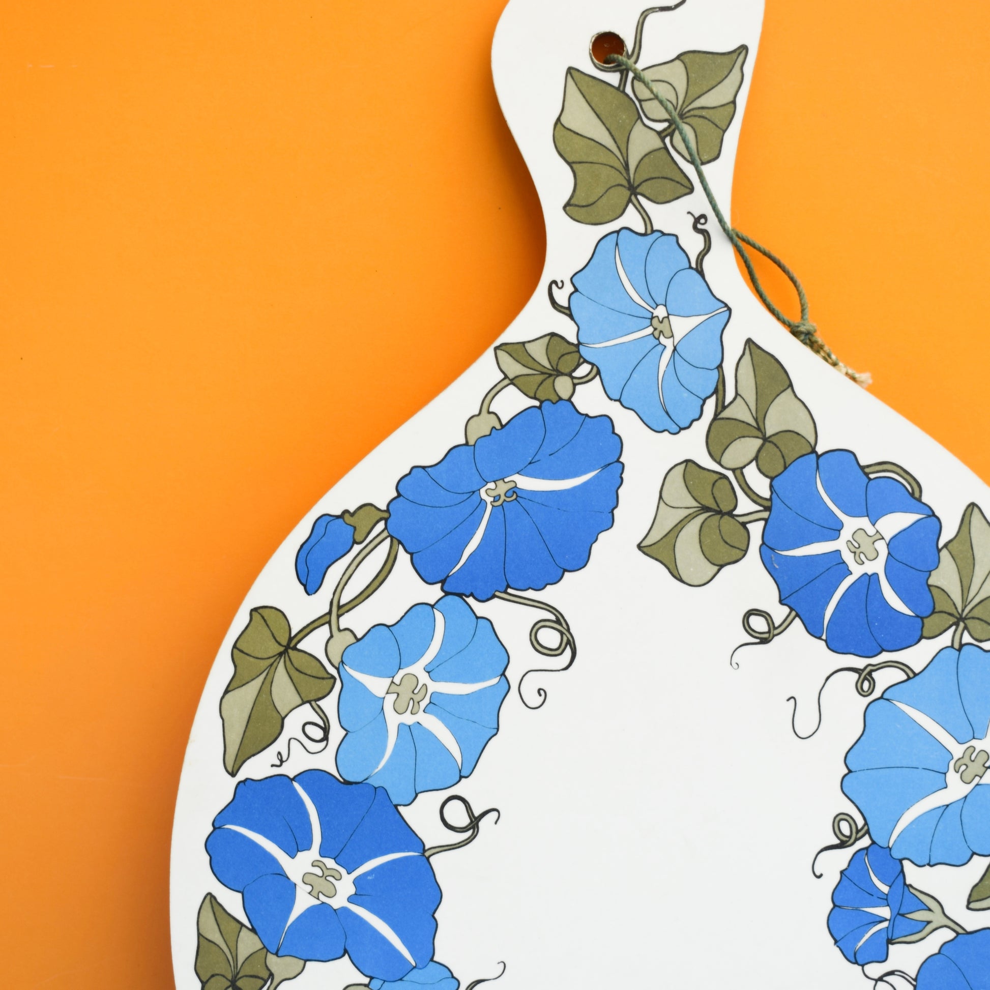Vintage 1970s Chopping Board - Morning Glory by Pineapple Retro