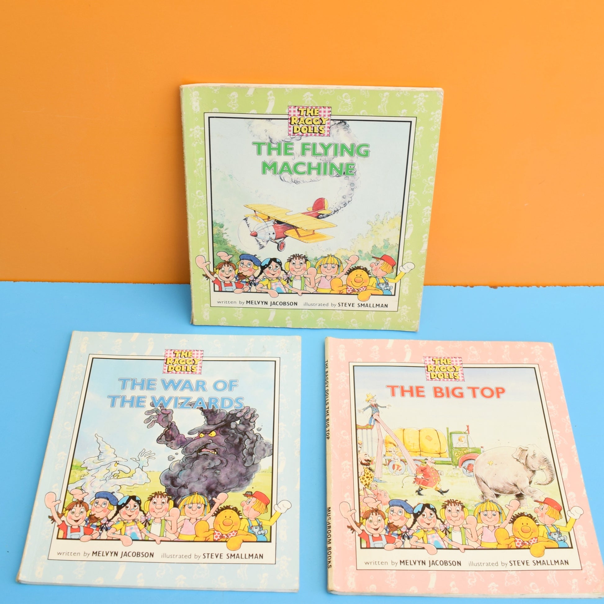 Vintage 1980s Books - The Raggy Dolls x3 by Pineapple Retro