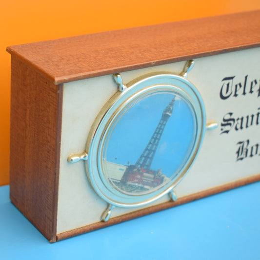 Vintage 1960s Blackpool Phone Savings Box