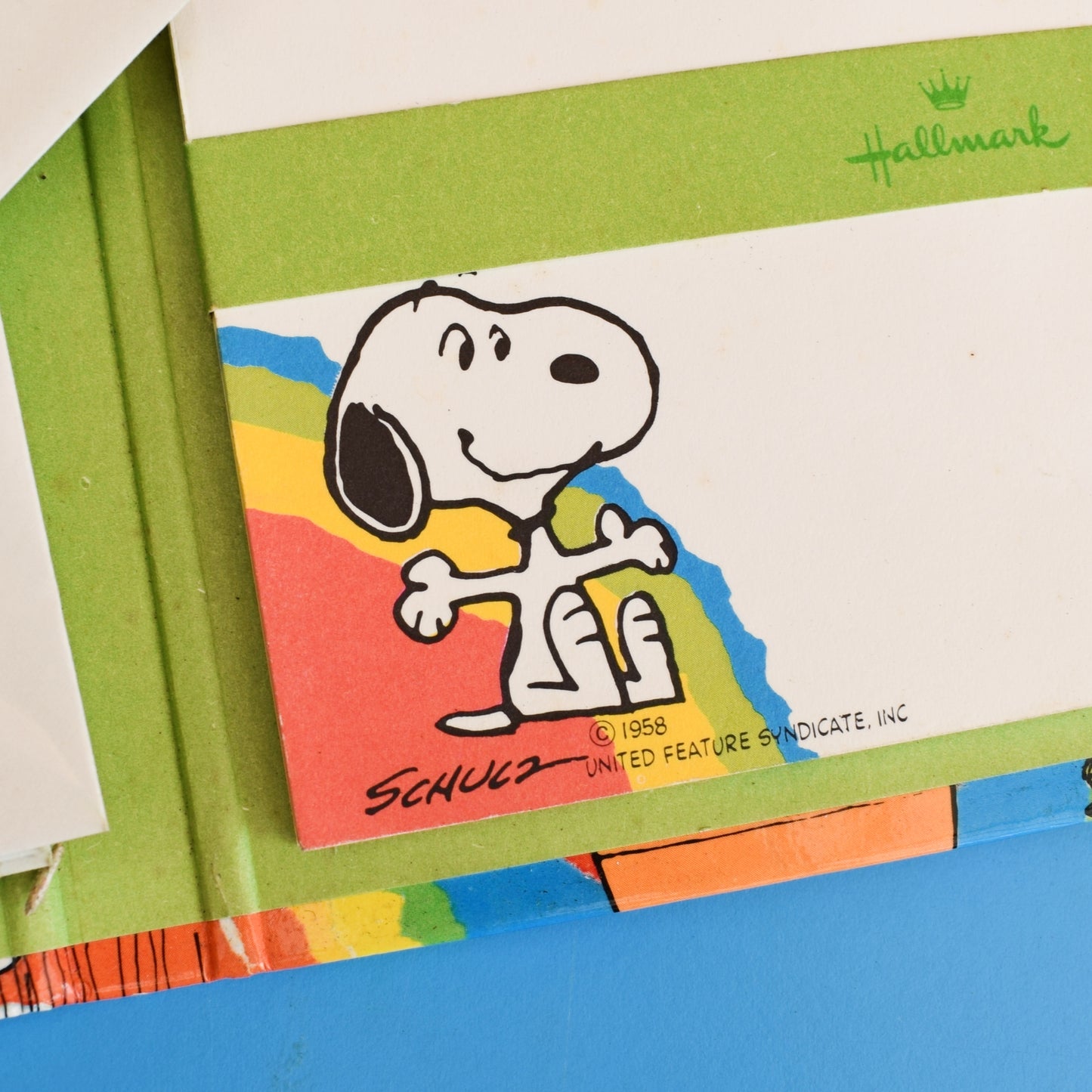 Vintage 1970s Snoopy Writing Paper Set