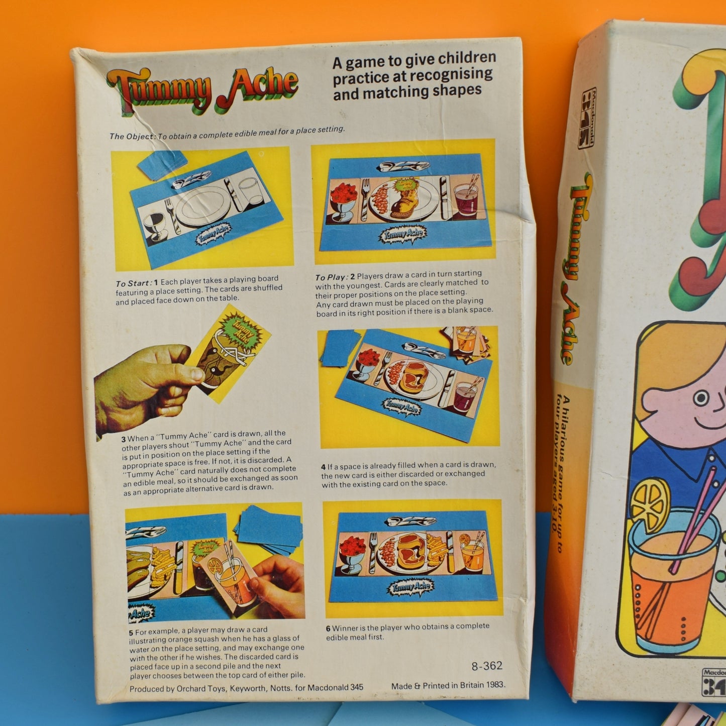 Vintage 1980s Tummy Ache Game - Great Graphics .