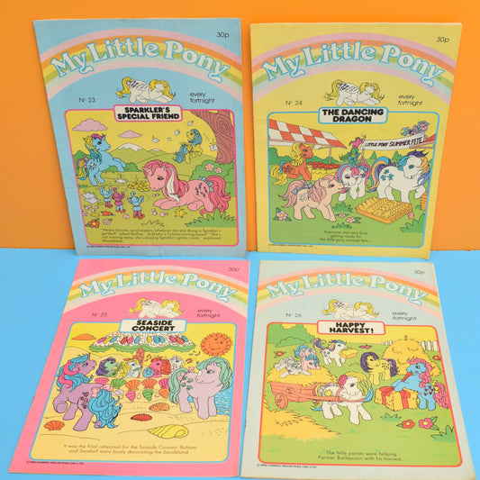 Vintage 1980s My Little Pony Magazines x4 . by Pineapple Retro