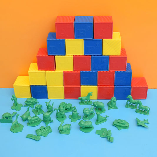 Vintage 1970s Tupperware Blocks