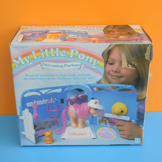 Vintage 1980s My Little Pony Grooming Parlour Box