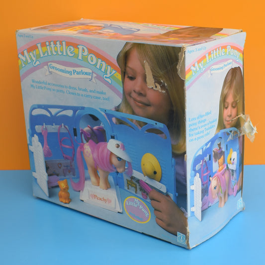 Vintage 1980s My Little Pony Grooming Parlour Box by Pineapple Retro