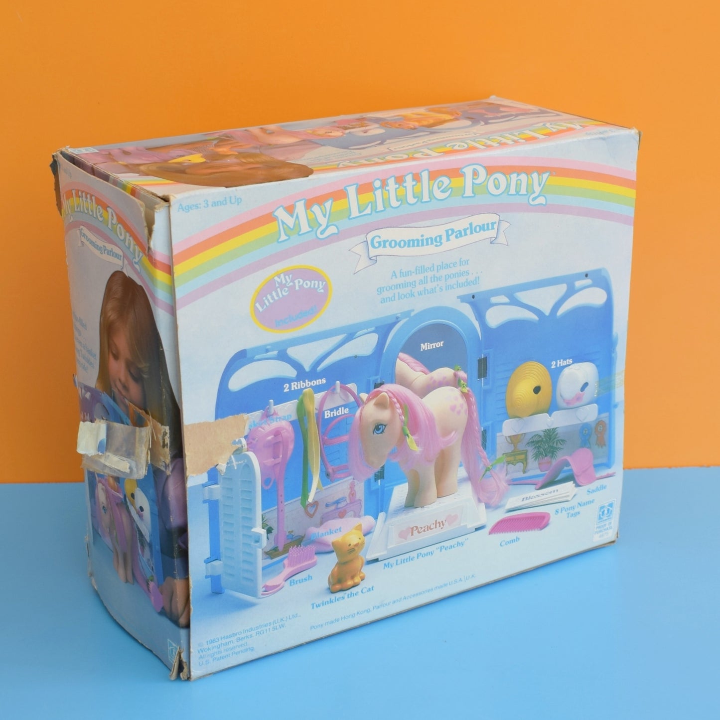 Vintage 1980s My Little Pony Grooming Parlour Box by Pineapple Retro