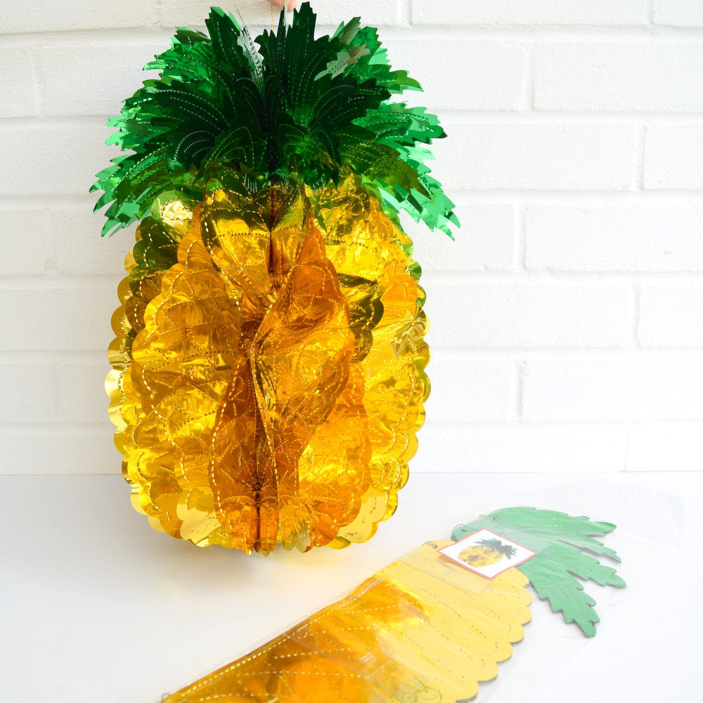 Retro Kitsch Pineapple Decorations- Large , Medium Or Small