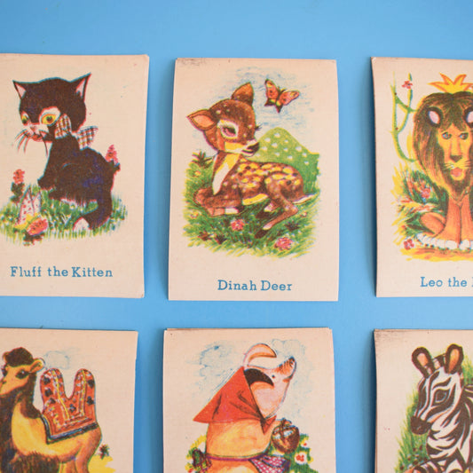 Vintage 1960s Animal Snap Card Game - Fantastic Images by Vintage
