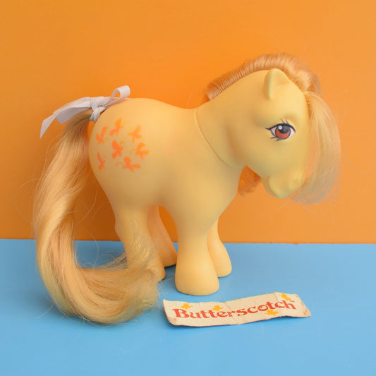 Vintage 1980s My Little Pony - Butterscotch by Pineapple Retro