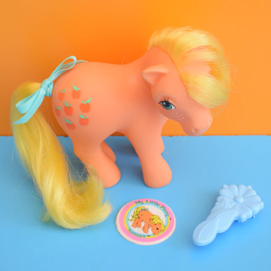 Vintage 1980s My Little Pony - AppleJack by Pineapple Retro