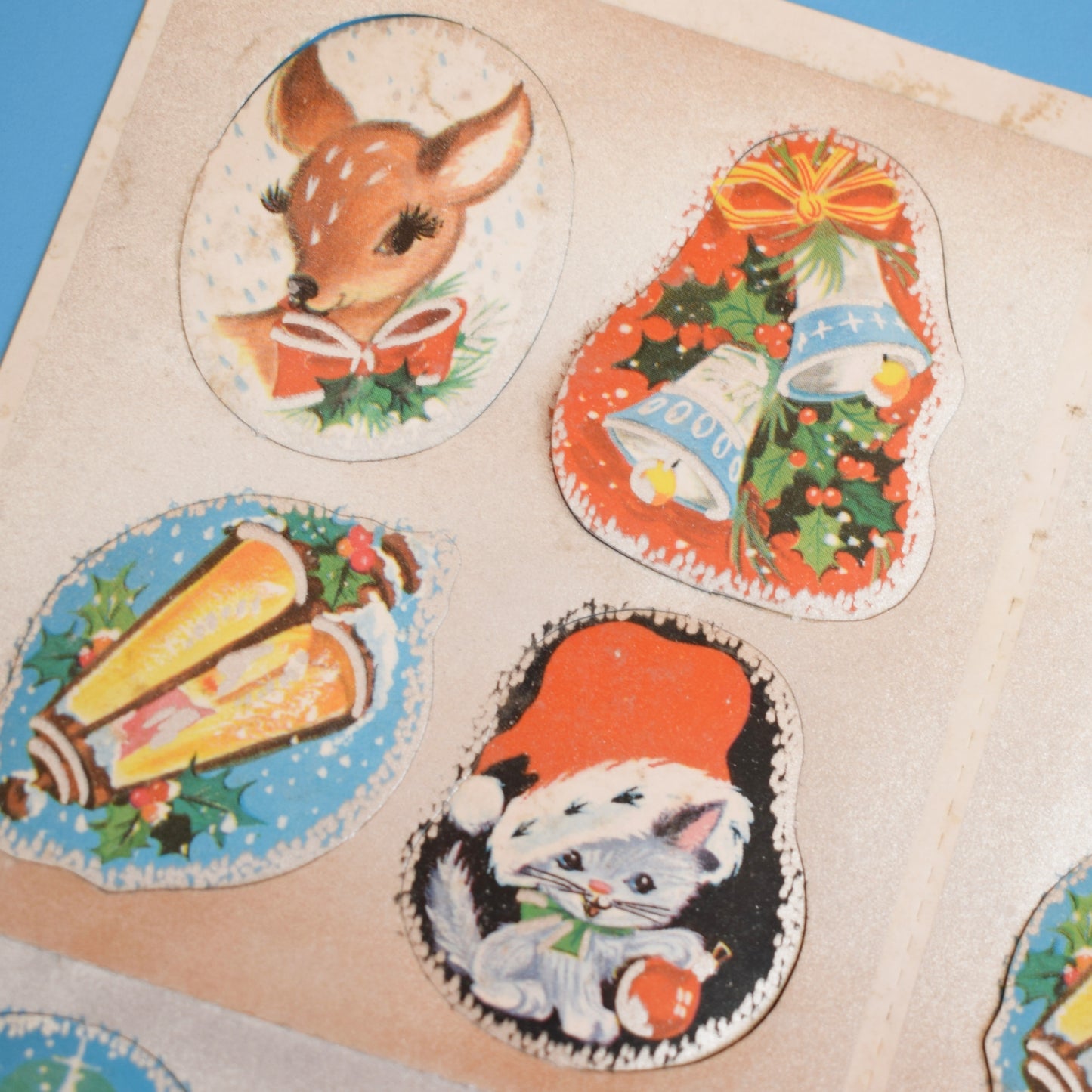 Vintage 1970s/60s Christmas Parcel Stickers /Tags