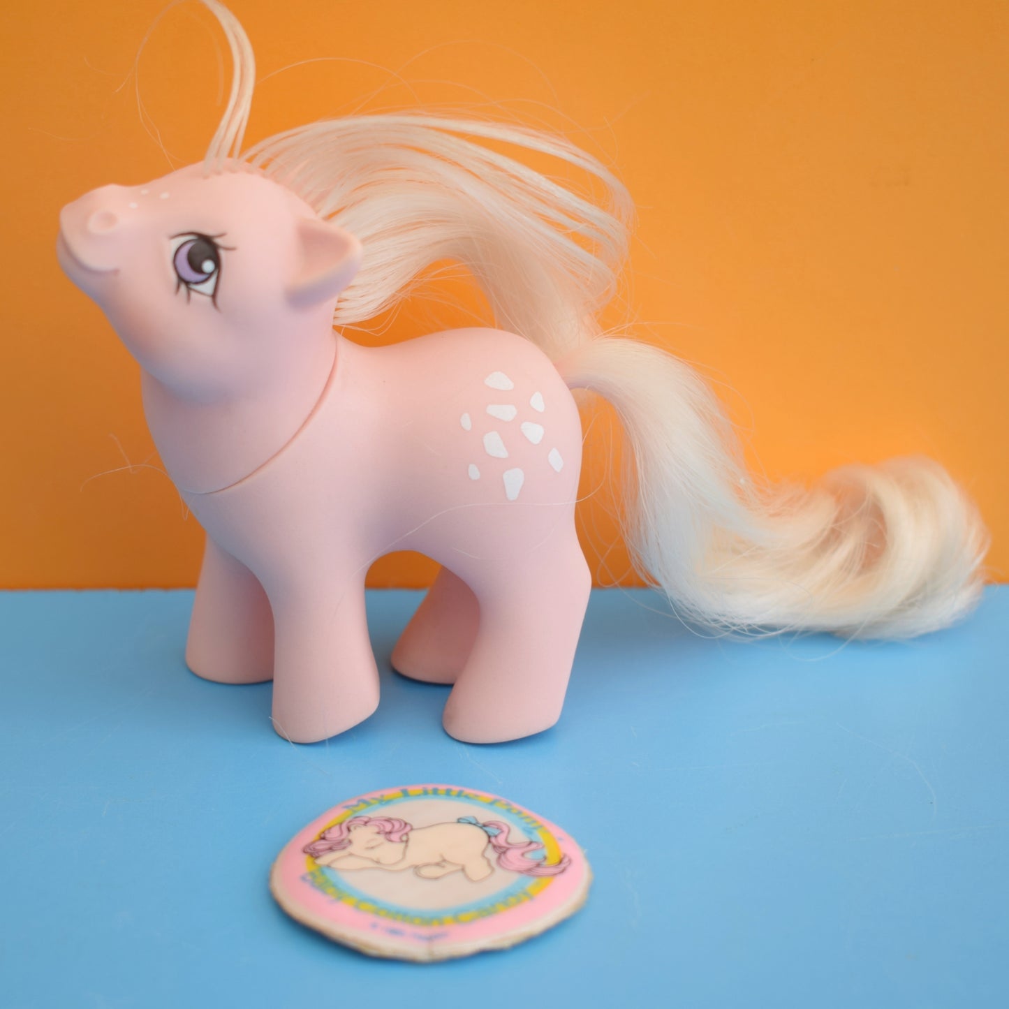 Vintage 1980s My Little Baby Pony - Cotton Candy
