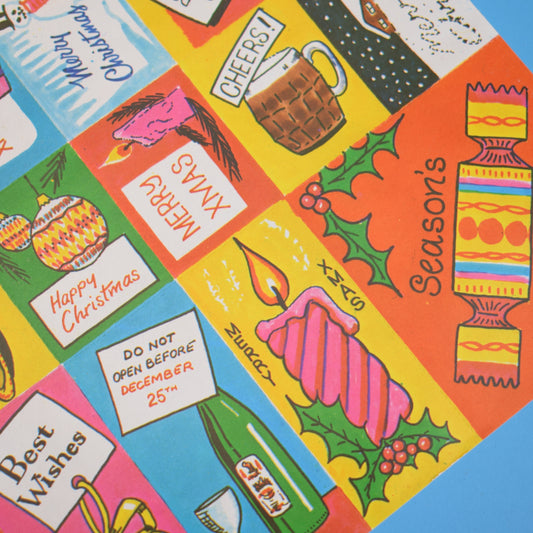 Vintage 1970s/60s Christmas Parcel Stickers /Tags by Pineapple Retro