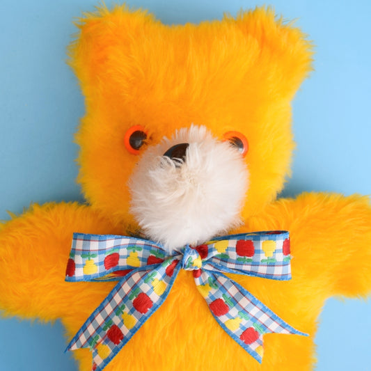 Vintage 1960s Teddy - Apple Bow - Yellow by Vintage