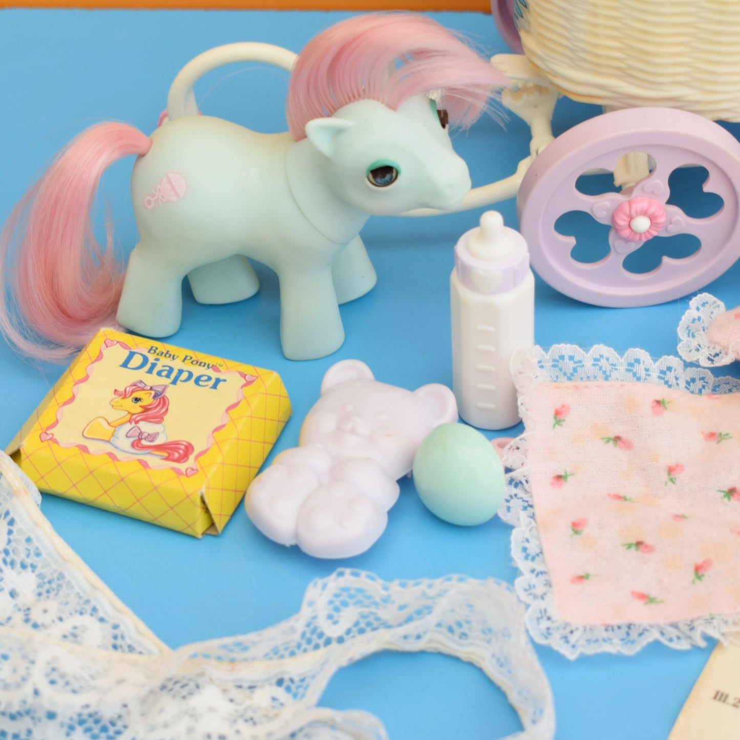 Vintage 1980s My Little Pony - Carriage/ Pony by Pineapple Retro