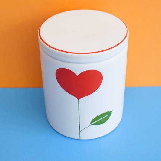 Vintage 1980s German Waechtersbach - Heart Flower Jar by Pineapple Retro