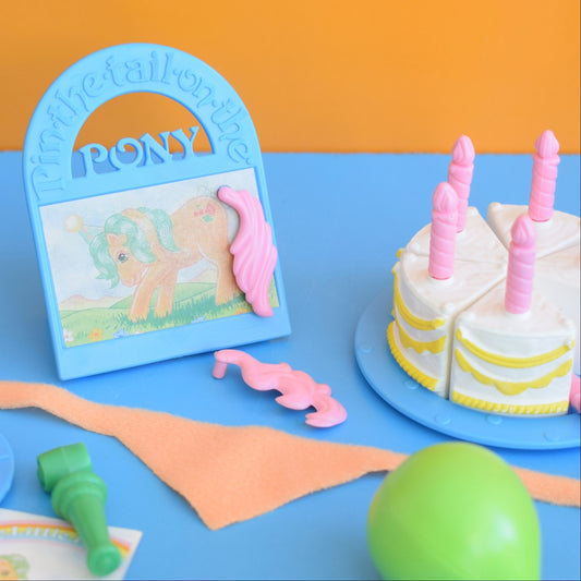 Vintage 1980s My Little Pony - Party Set by Pineapple Retro