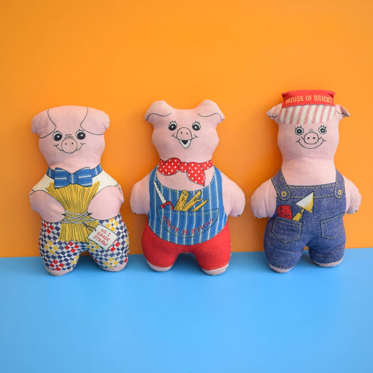 Vintage 1970s Three Little Pigs- Big Bad Wolf by Pineapple Retro