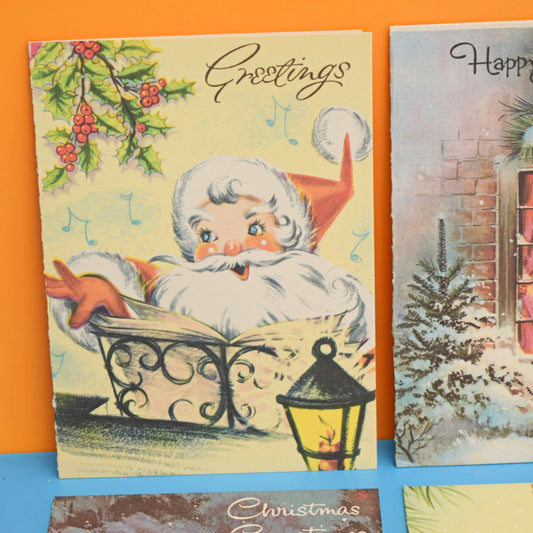 Vintage 1960s Unused Kitsch Christmas Cards by Vintage