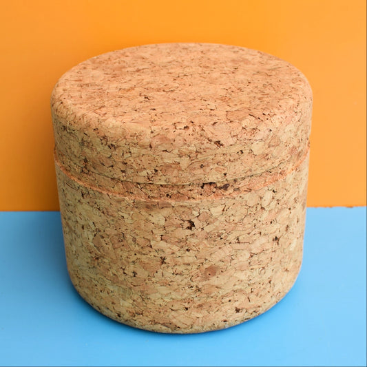 Vintage 1970s Cork & Alu Ice Bucket by Vintage