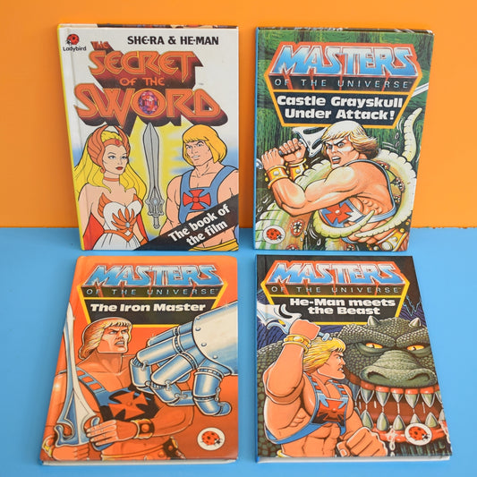Vintage 1980s Ladybird Books - He-Man / She Ra by Pineapple Retro