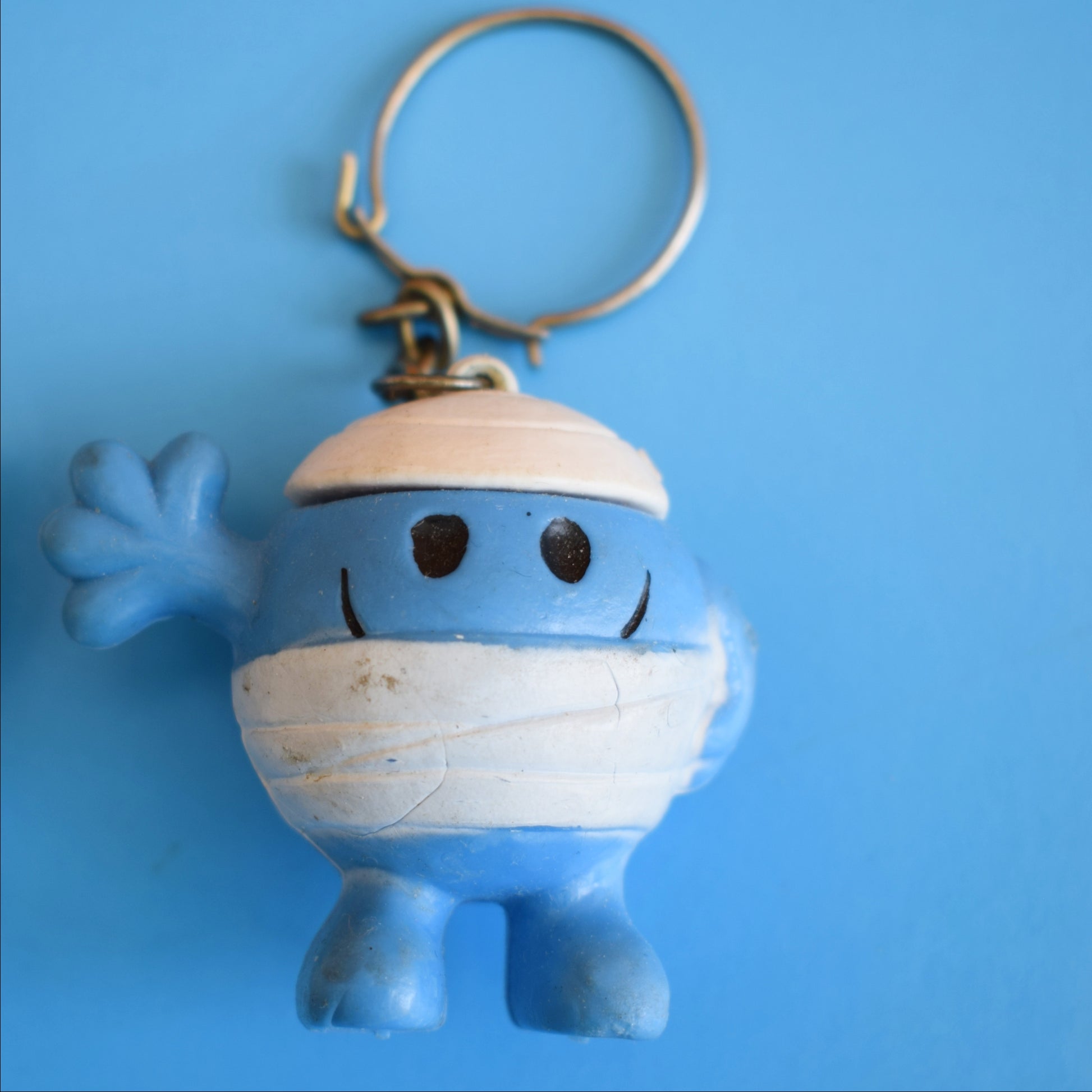 Vintage 1980s Mixed Keyrings - PacMan, Miniatures Etc by Pineapple Retro