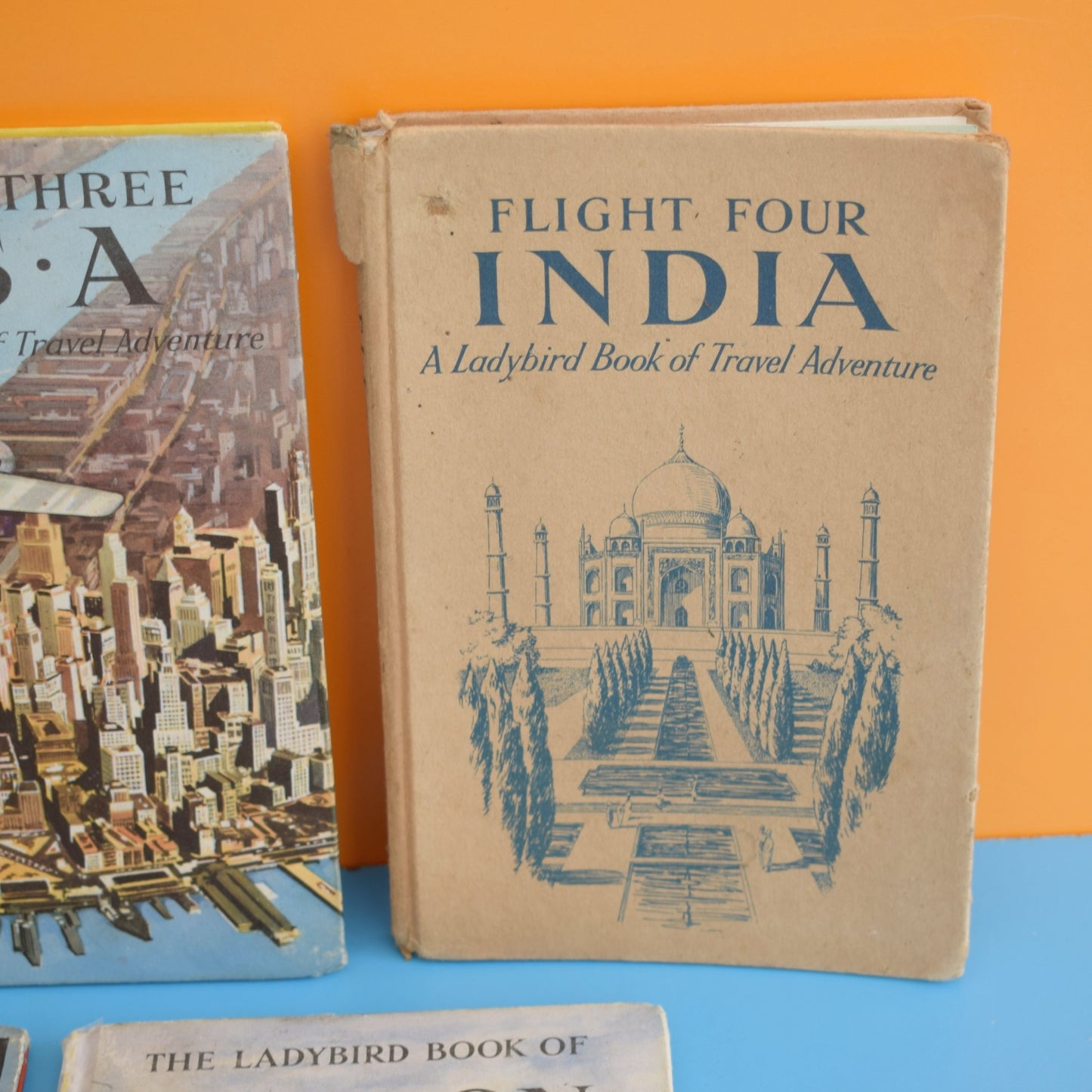 Vintage Ladybird Books - Flight Series / Travel x4